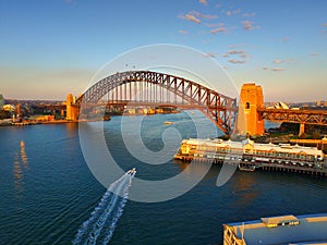 Old Sydney Pier and Wharf Aerial View