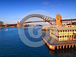 Old Sydney Pier and Wharf Aerial View