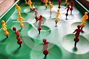 old table soccer game