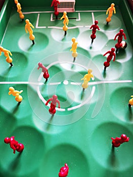 old table soccer game