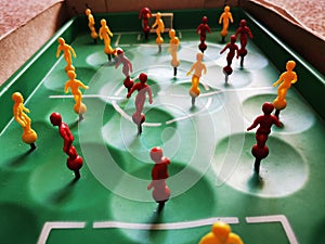 old table soccer game