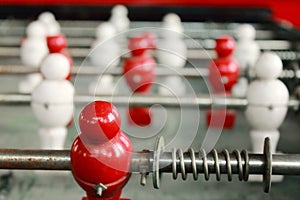 Old table soccer game