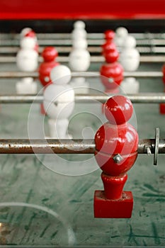 Old table soccer game