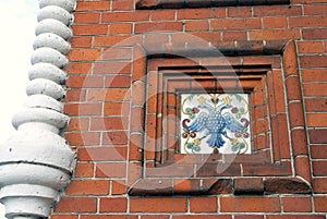 Old tail. Chapel of Alexander Nevsky in Yaroslavl, Russia.