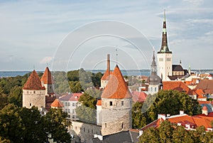 Old Tallinn skyline