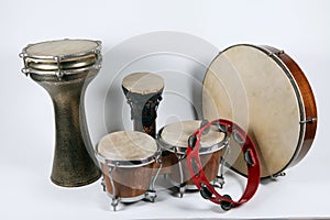 Old tambourine and Dums