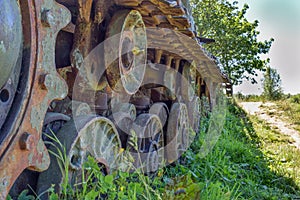 Old tank tracks