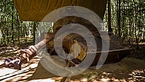 Old tank in Vietnam