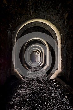Old Tavannes Tunnel Tunnel de Tavannes in the Verdun region photo