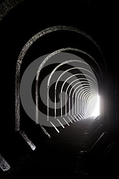 Old Tavannes Tunnel Tunnel de Tavannes in the Verdun region, v