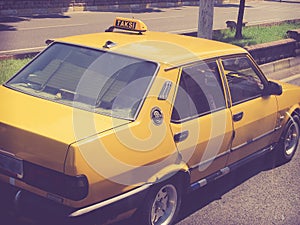 Old Taxi cab