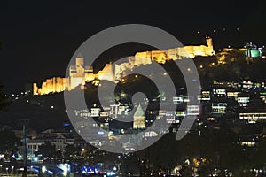 Old Tbilisi - Castle kala night