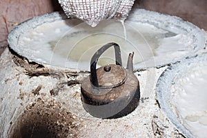 Old teapot boils for Boiling rock salt