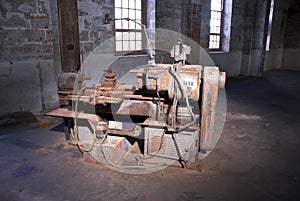 Old Technology Industrial Machine Obsolete