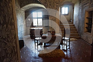 old telc castle interior