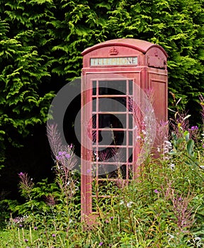 Old Telephone Booth in Scotland
