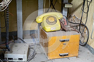 old telephone exchange, old telephone
