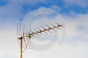 Old television antenna