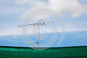 Old television antenna