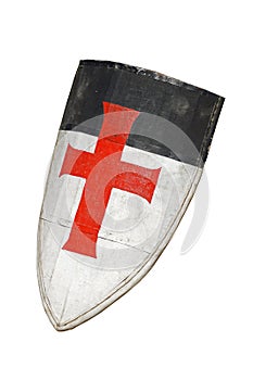 Old templar or crusader shield