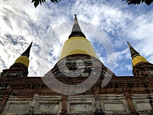 Old temple in Ayutthaya Province, Thailand