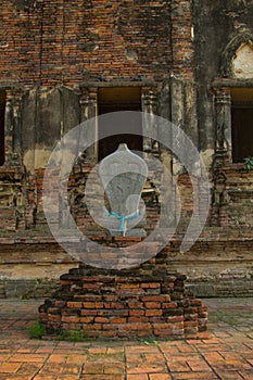 Old Temple, Old Pagoda buddha in Thai temple Wat Thai Phichit