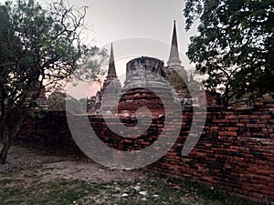 Old temple in Phra Nakhon Si Ayutthaya