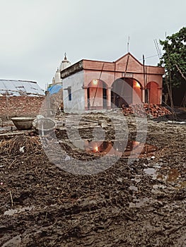 Old Temple in rural village in India