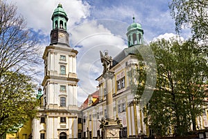 Old temple in Trzebnica Poland