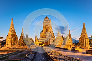 Old temple Wat Chaiwatthanaram in Ayutthaya Province( Ayutthaya