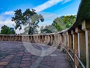 Old temple of 36 Yoginis in Madhya Pradesh. Its on the Narmada river. Crved in stones.