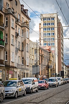 Old tenement houses in Bydgoszcz