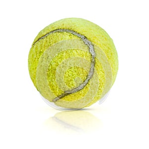 old tennis ball