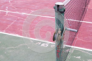 Old tennis pole