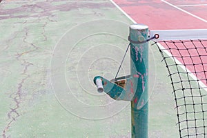 Old tennis pole