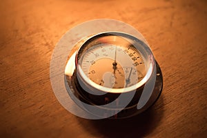 Old termometer and barometer