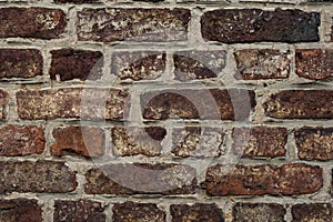 Old terracorra bricks wall