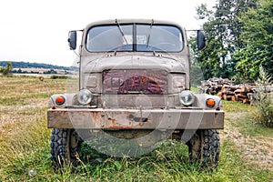 Old terrain truck Praga V3S photo