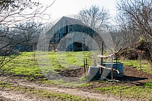 Old Texas Barn on the Farm