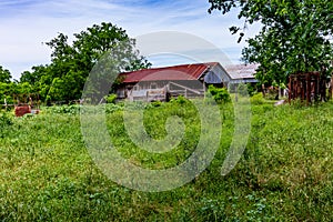 Old Texas Farm Building