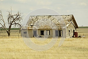 Old Texas ranch house.