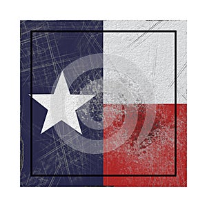 Old Texas State flag