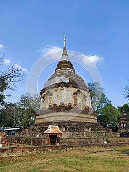 Old Thai Pagoda in Chaing Mai, Thailand