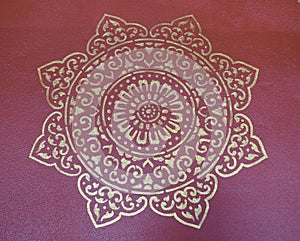 old thai pattern