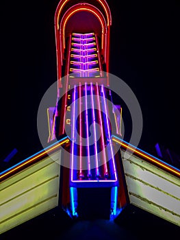 Old Theater Lights, Fresno California