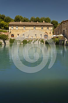 Old thermal baths in Bagno Vignoni, Tuscany