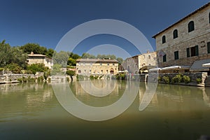 Old thermal baths in Bagno Vignoni, Tuscany
