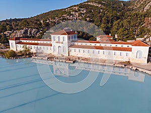 Thermal spas at Methana, Greece photo