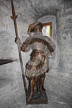 Old Thomas protector of Tallinn sculpture