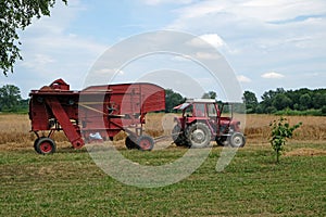 Old Threshing Machine